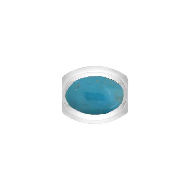 Sterling Silver Turquoise Large Magnetic Charm