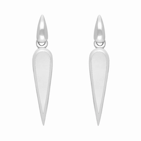 Sterling Silver Bauxite Toscana Pear Drop Earrings