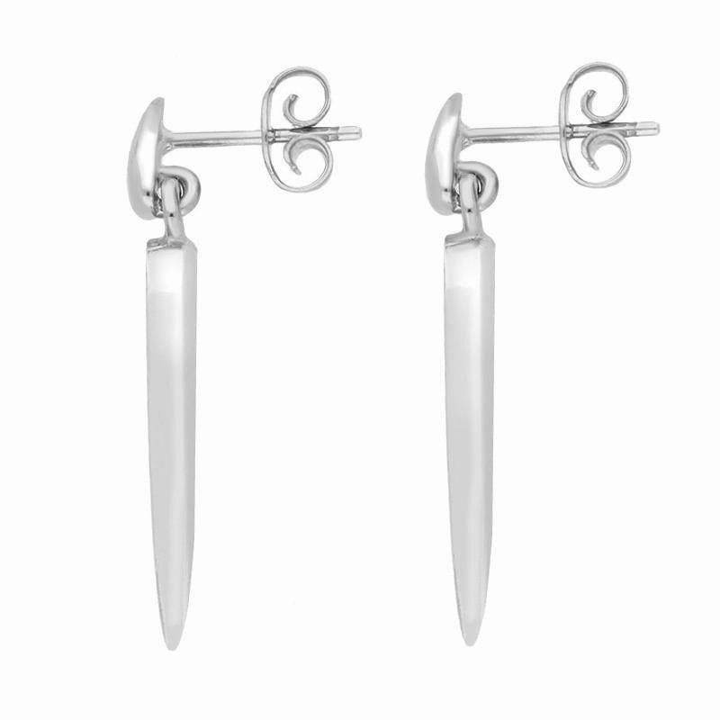 Sterling Silver Bauxite Toscana Pear Drop Earrings