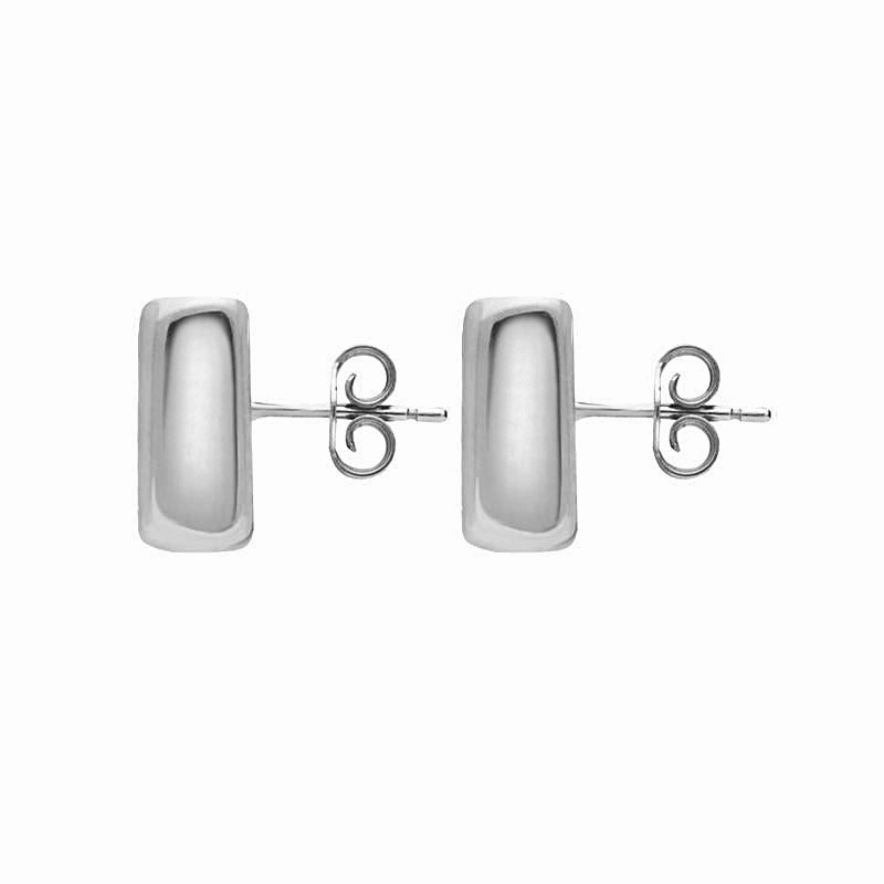 Sterling Silver Blue John Dinky Square Stud Earrings