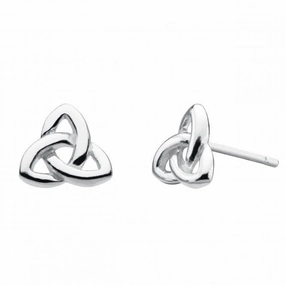 Sterling Silver Celtic Trinity Knot Stud Earrings 4272HP