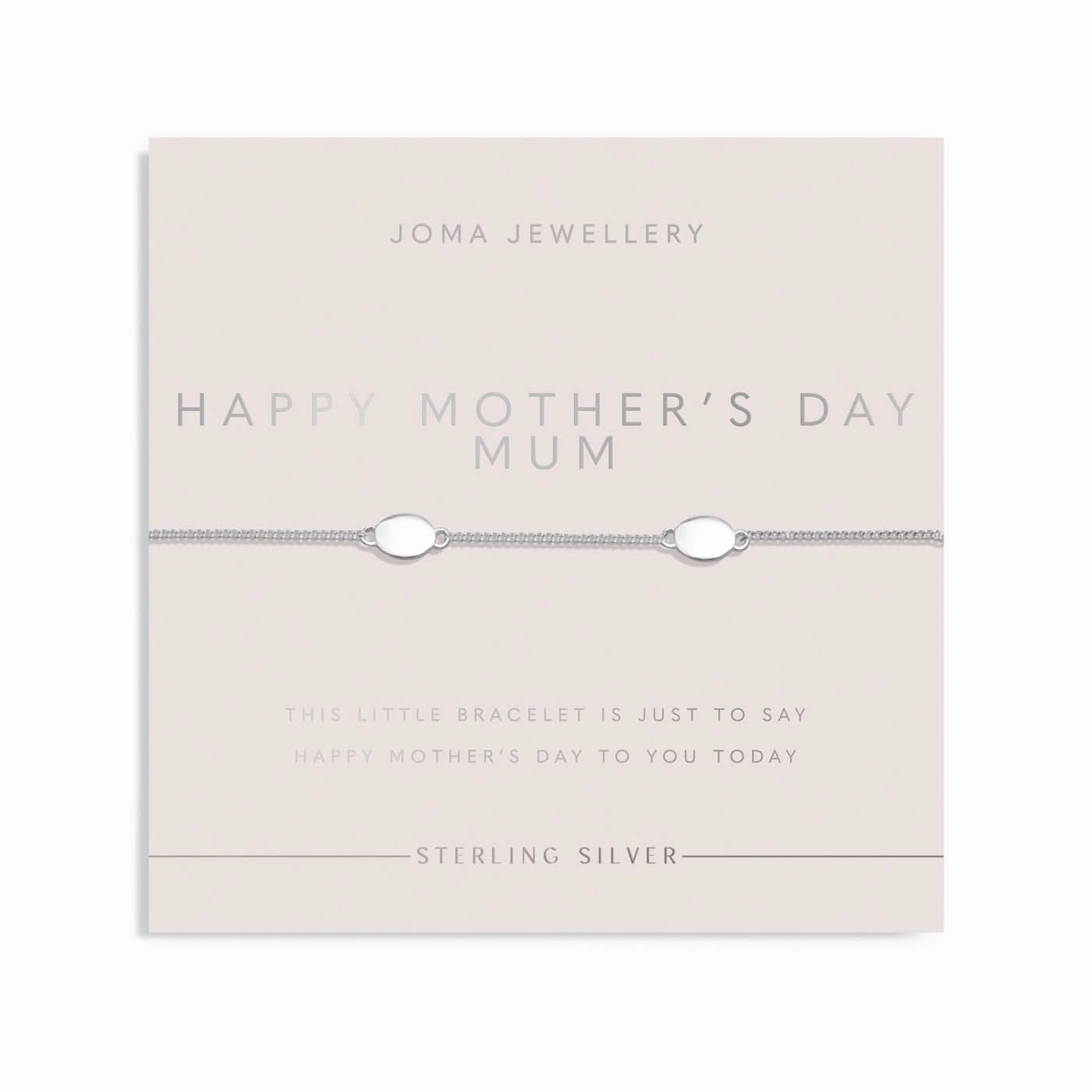 Sterling Silver Double Oval Bracelet JJS0132