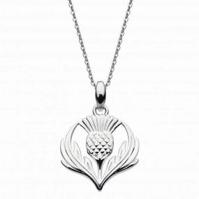 Sterling Silver Giorsail Thistle Pendant 9314HP
