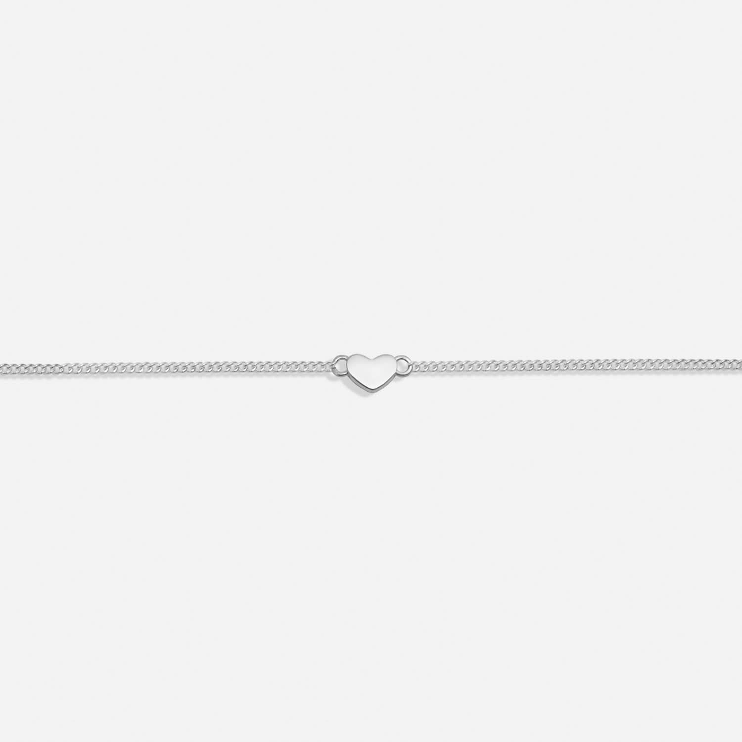 Sterling Silver Heart Bracelet JJS0125