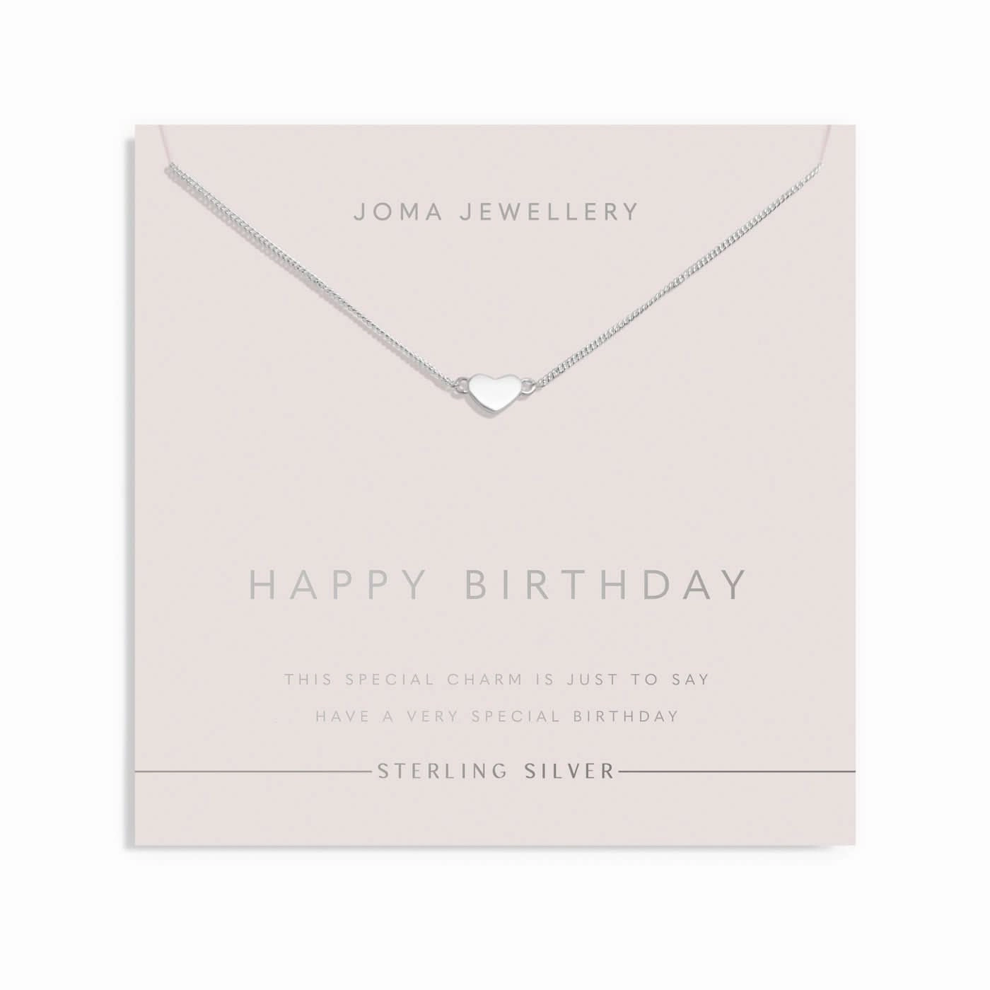 Sterling Silver Heart Necklace JJS0128