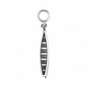 Sterling Silver Regatta Rowing Boat Tube Charm