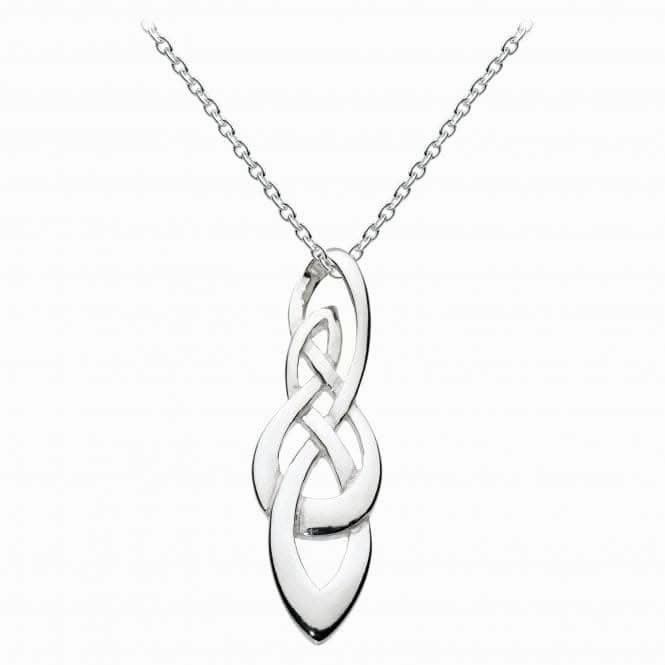Sterling Silver Shona Celtic Plain Knot Pendant 9277HP