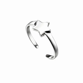 Sterling Silver Star Toe Ring R3740