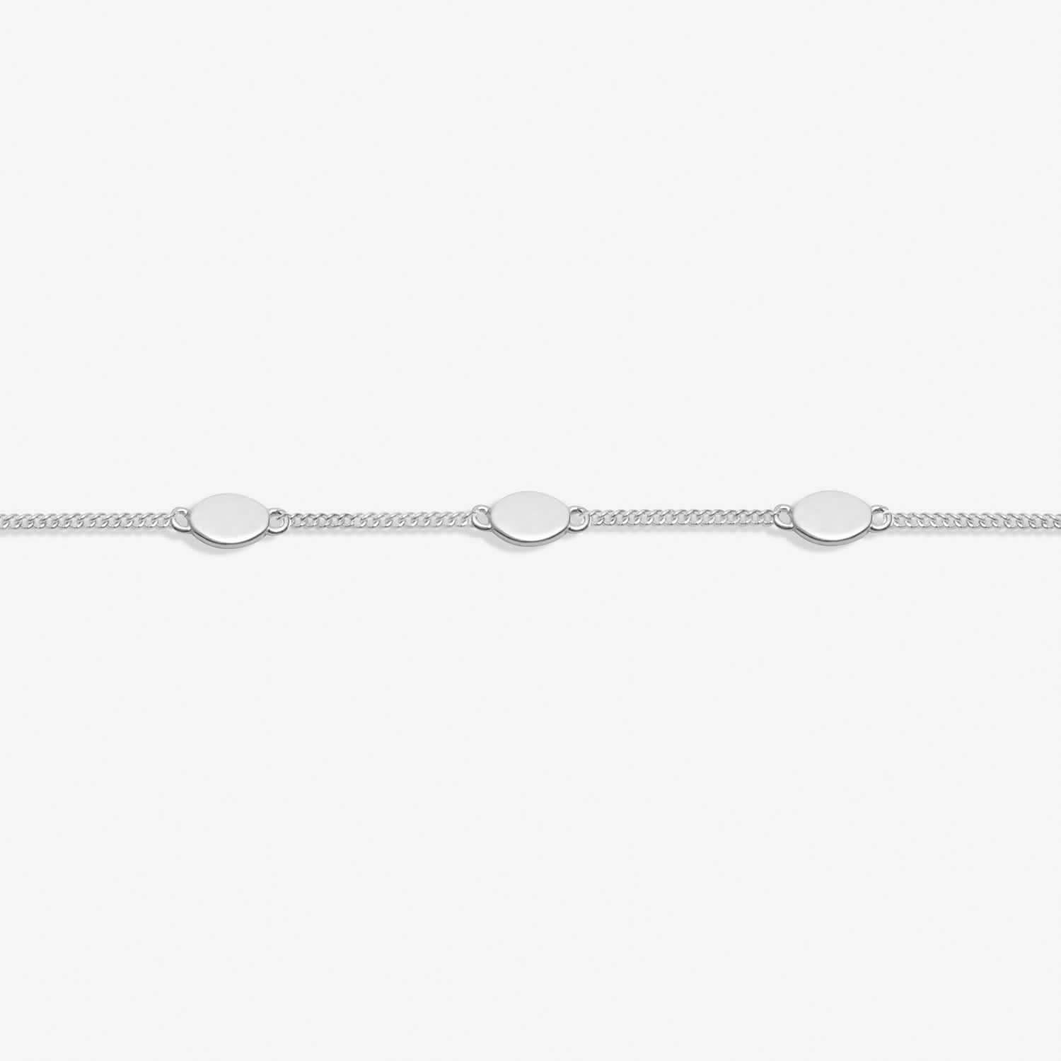 Sterling Silver Triple Oval 16cm   3cm Extender Bracelet JJS0133