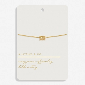 Style Stories Barrel Gold Plated 18cm   3cm Extender Bracelet 8448