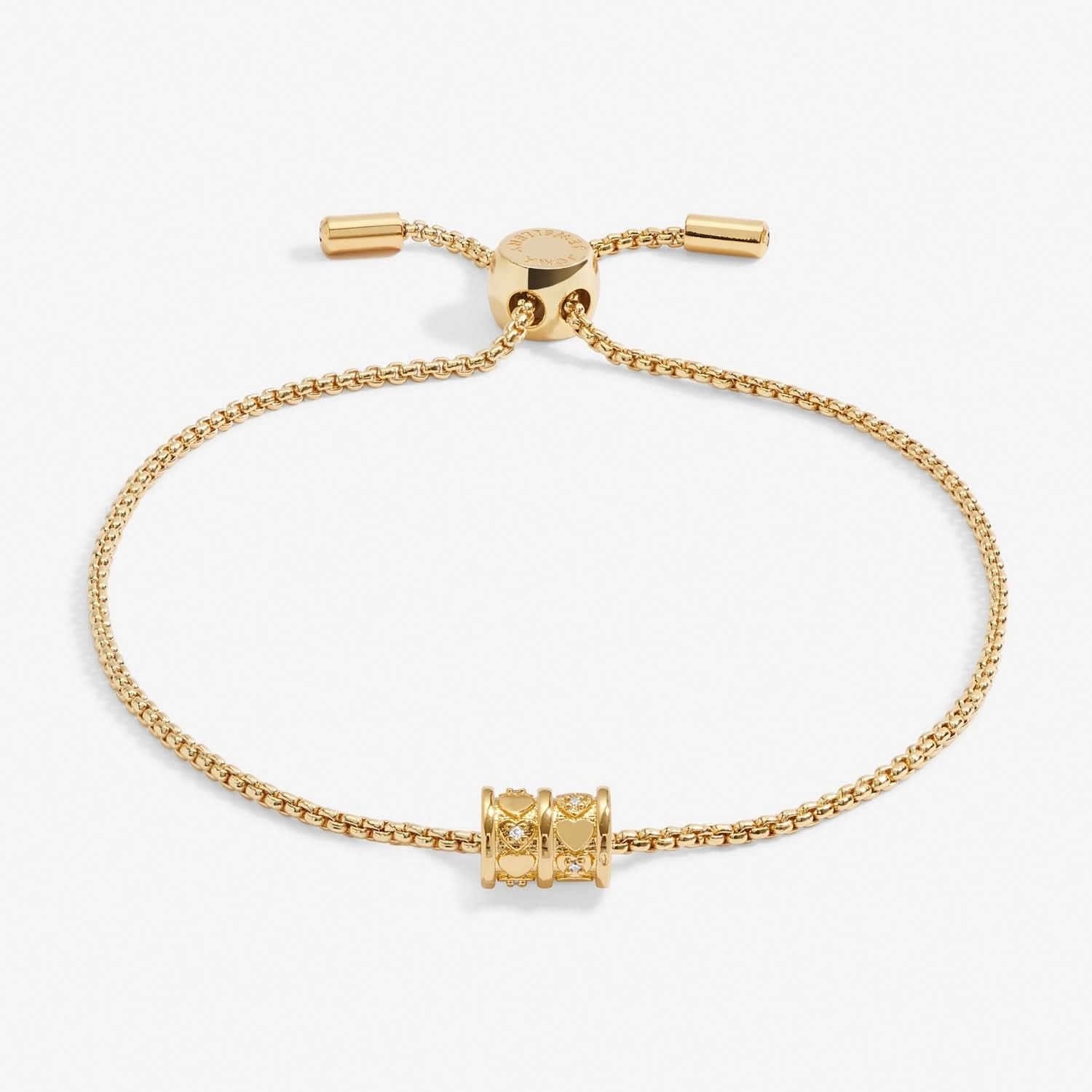 Style Stories Barrel Gold Plated 18cm   3cm Extender Bracelet 8448