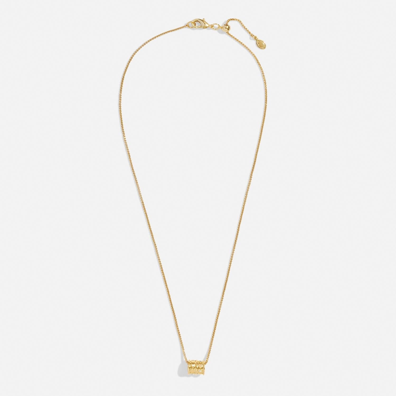 Style Stories Barrel Gold Plated Necklace 8447