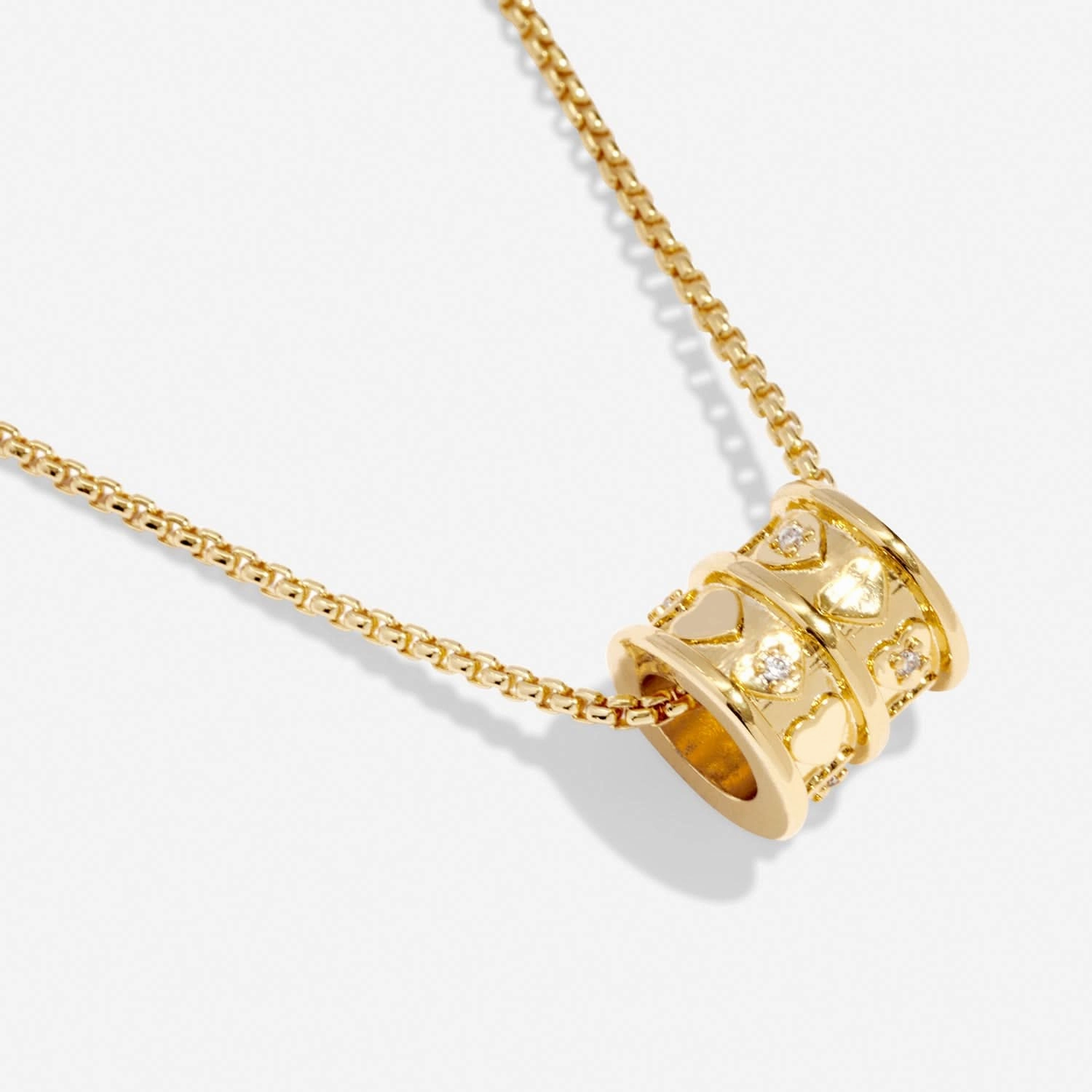 Style Stories Barrel Gold Plated Necklace 8447