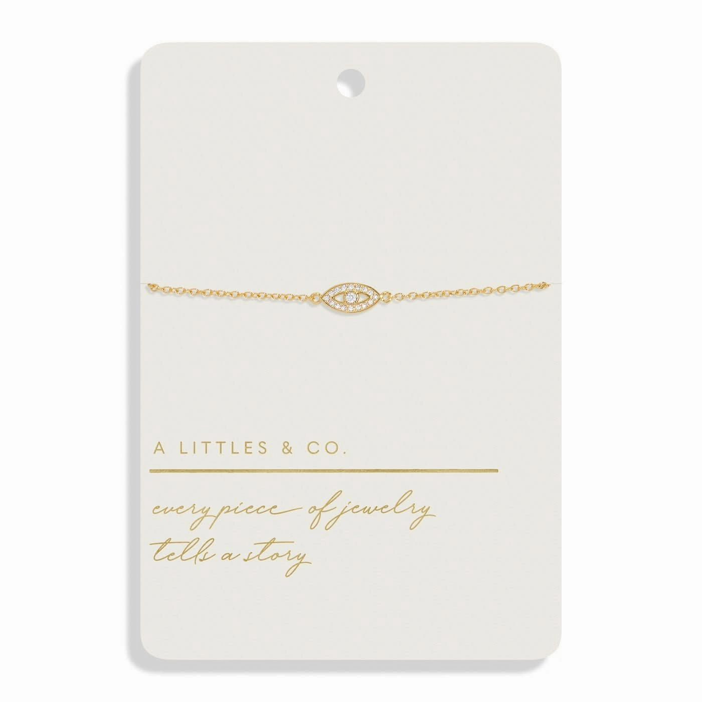 Style Stories Eye Gold Plated  Extender Bracelet 8451