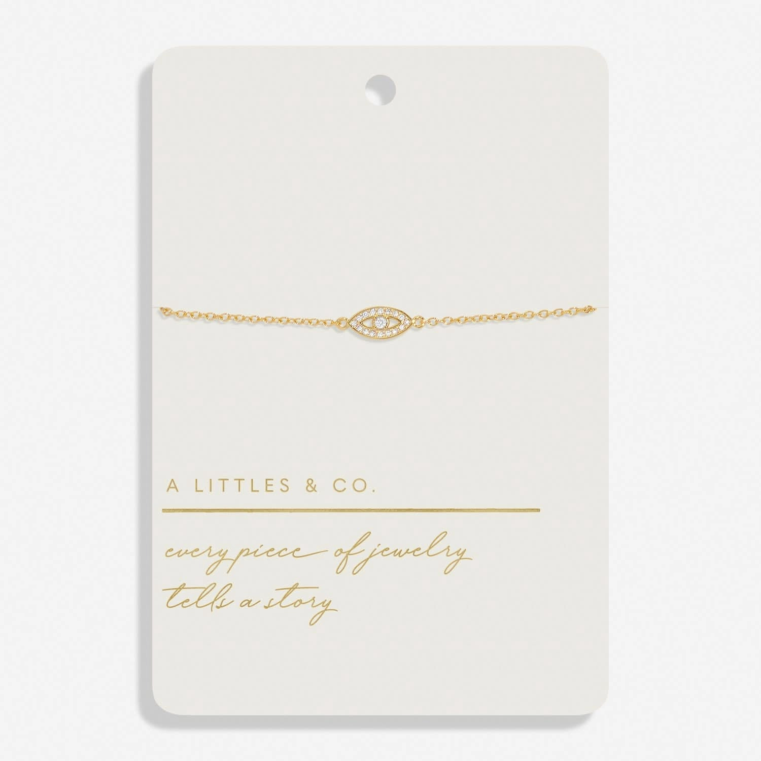 Style Stories Eye Gold Plated  Extender Bracelet 8451