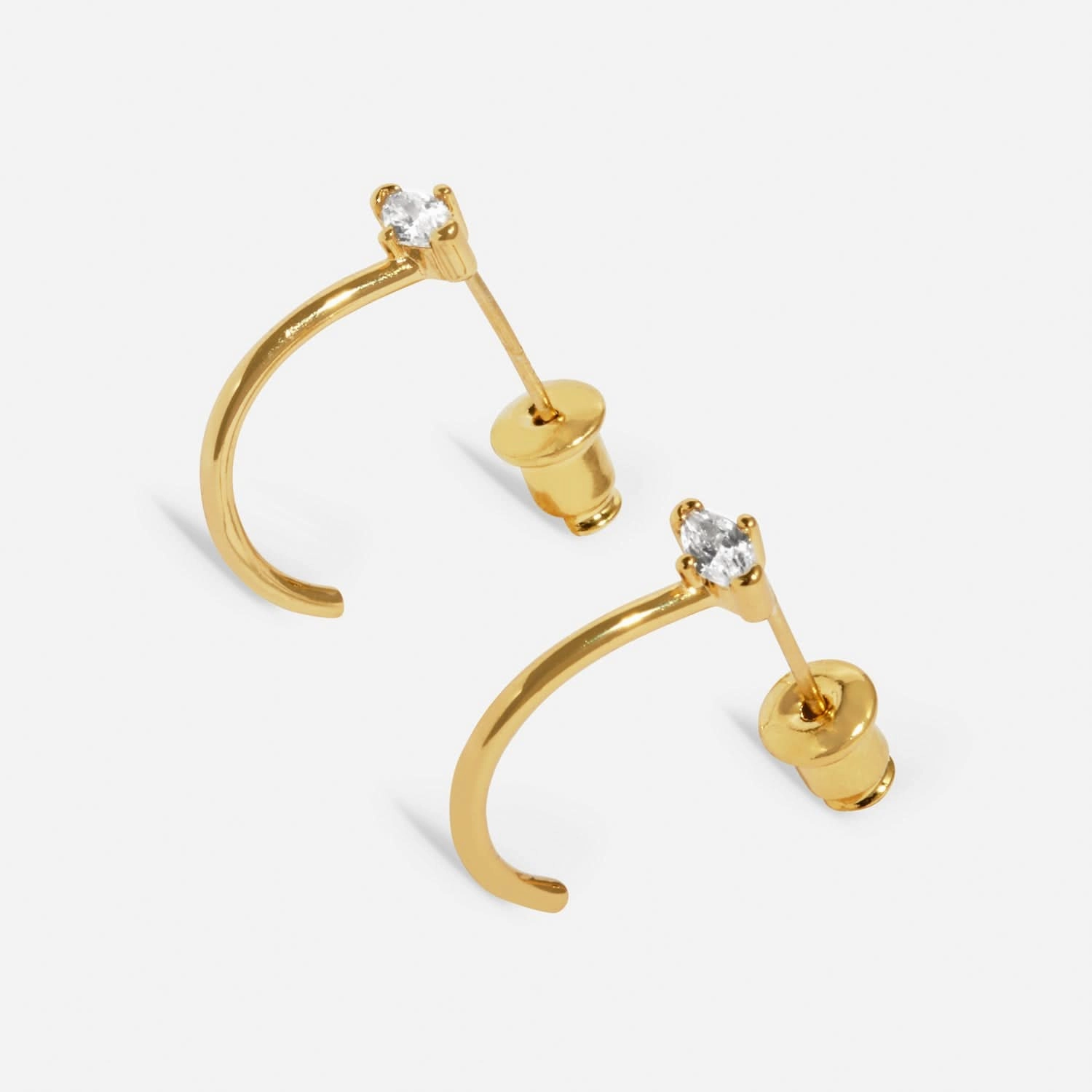 Style Stories Eye Gold Plated Hoop Earrings 8452