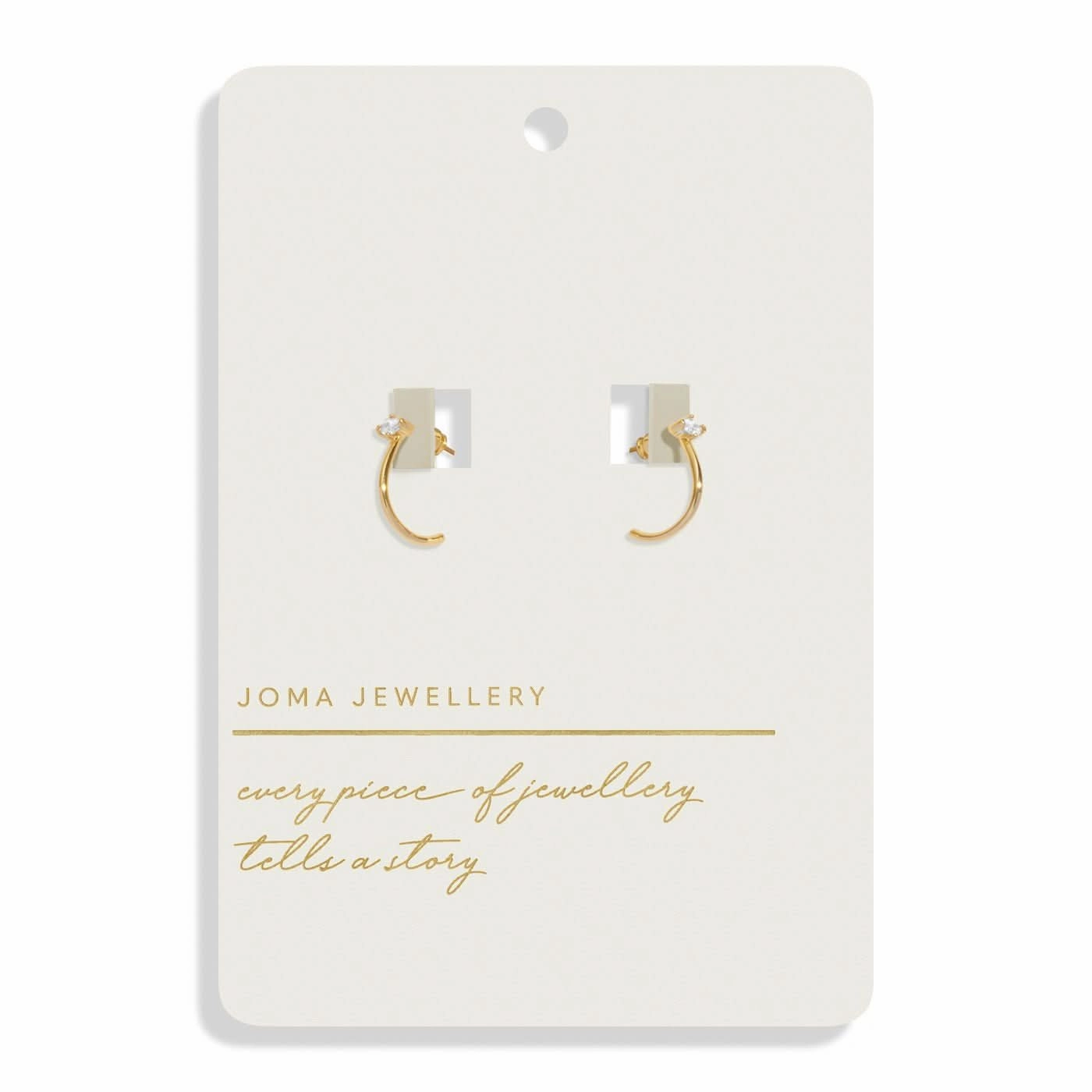 Style Stories Eye Gold Plated Hoop Earrings 8452