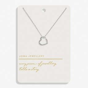 Style Stories Heart Silver Plated Necklace 8456