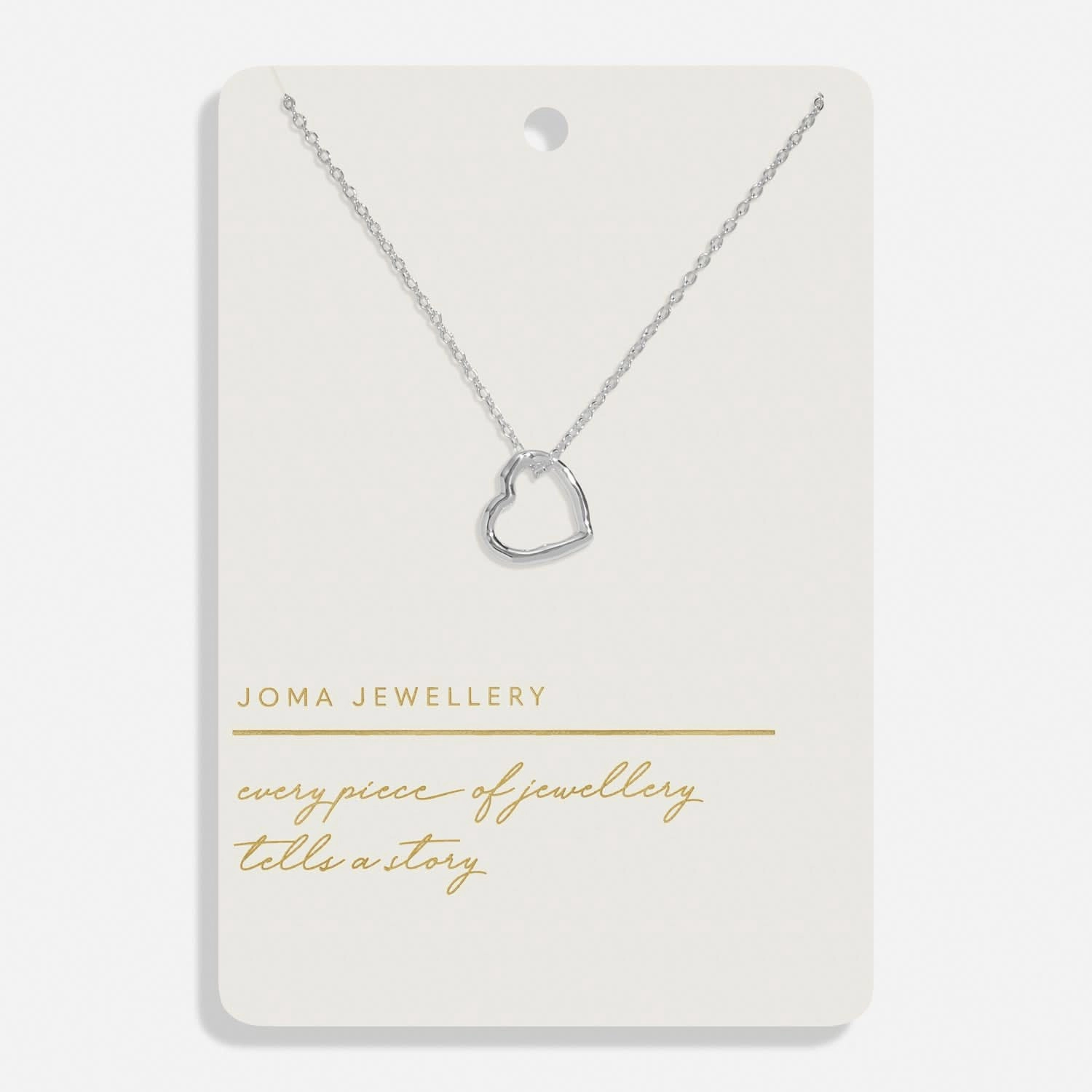 Style Stories Heart Silver Plated Necklace 8456