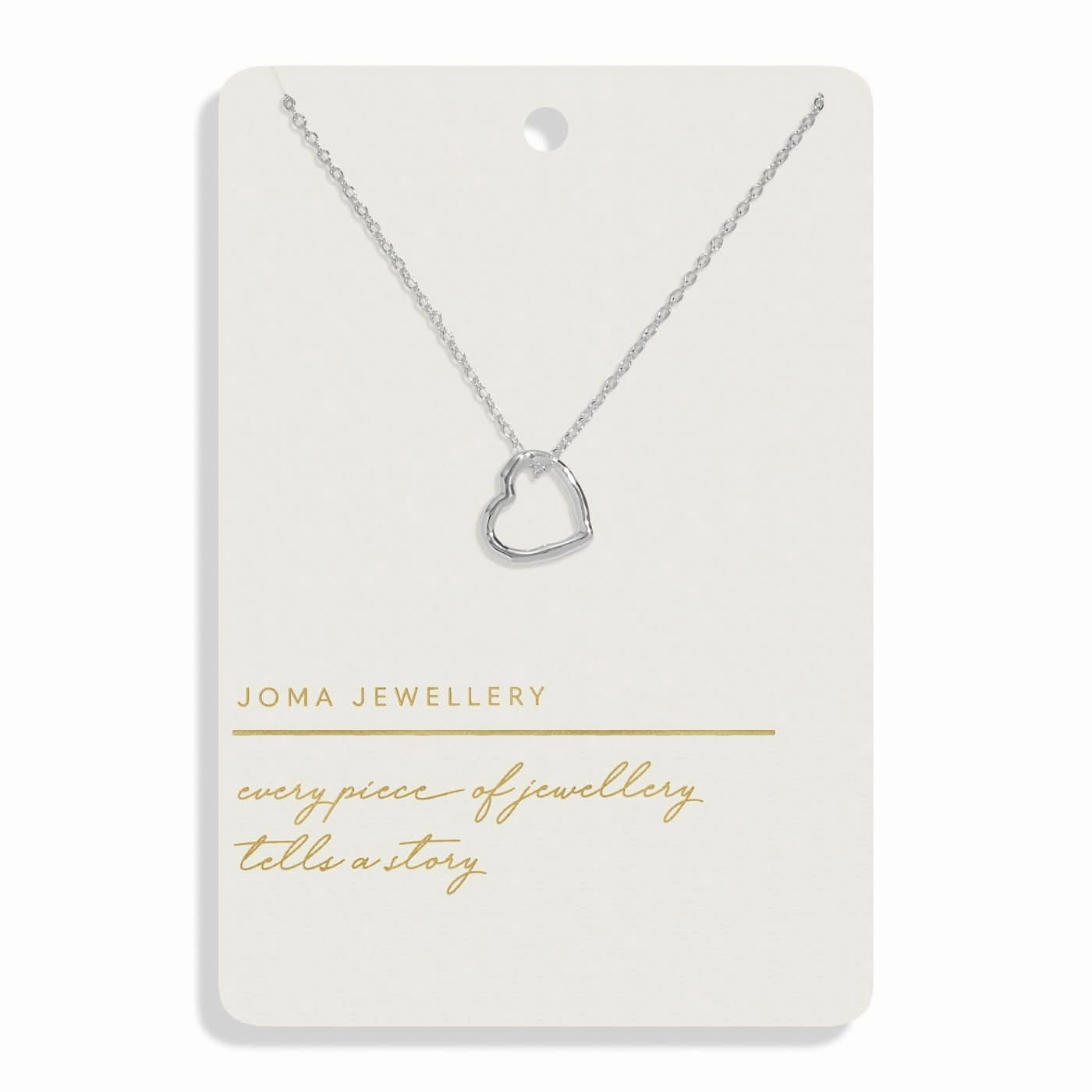 Style Stories Heart Silver Plated Necklace 8456
