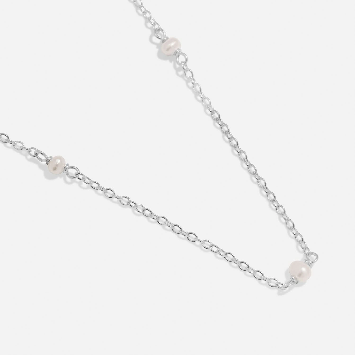 Style Stories Pearl Silver Plated Necklace 8453