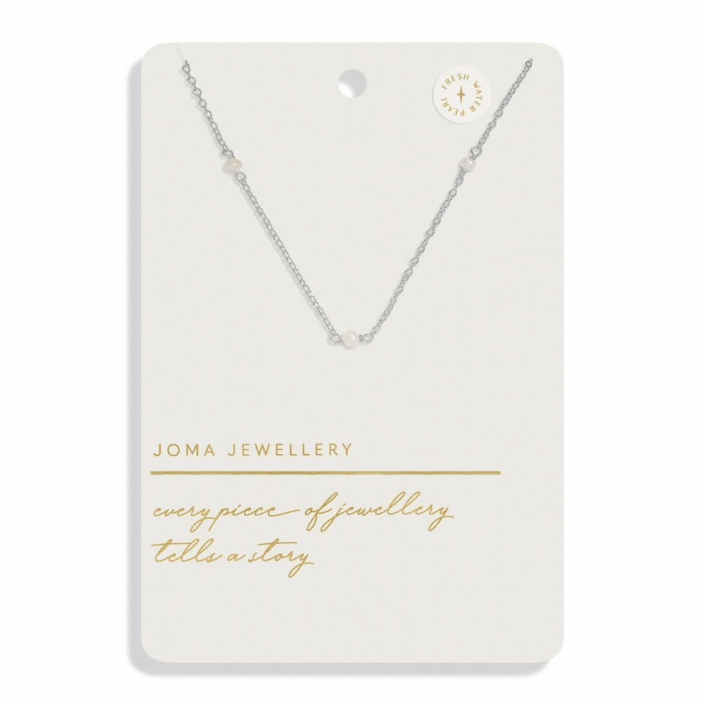 Style Stories Pearl Silver Plated Necklace 8453