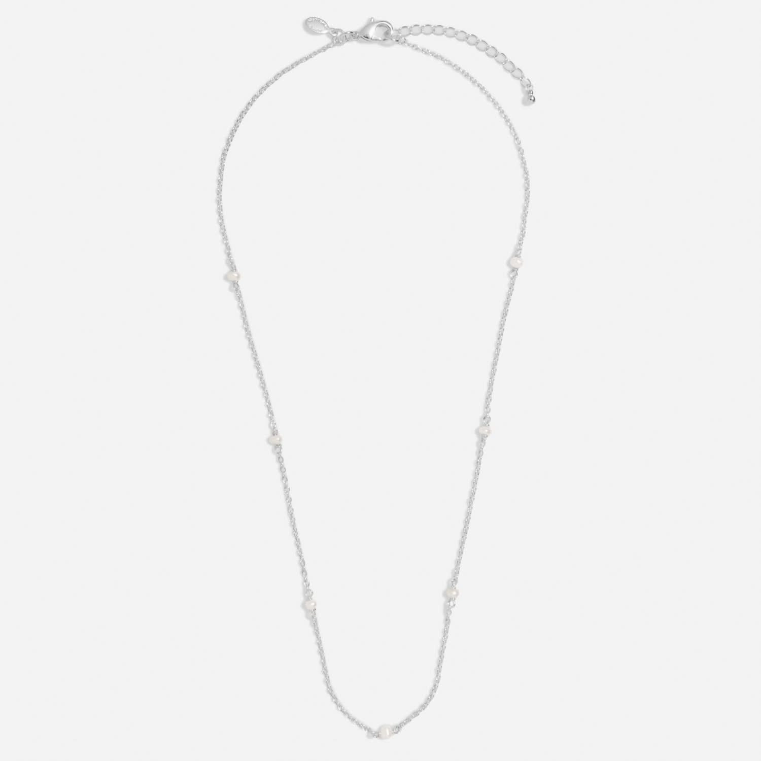 Style Stories Pearl Silver Plated Necklace 8453