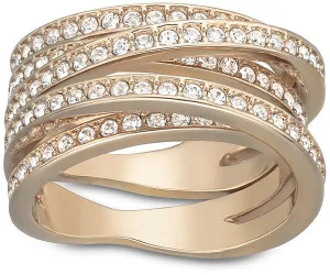 Swarovski Ring Spiral Rose Gold
