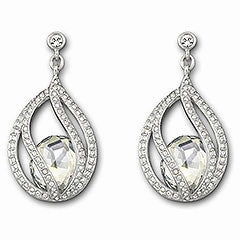 Swarovski Earrings Megan Pierced