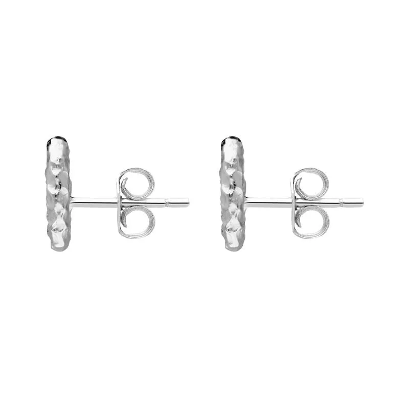 Sylva Sterling Silver Cubic Zirconia Pave Heart Earrings D