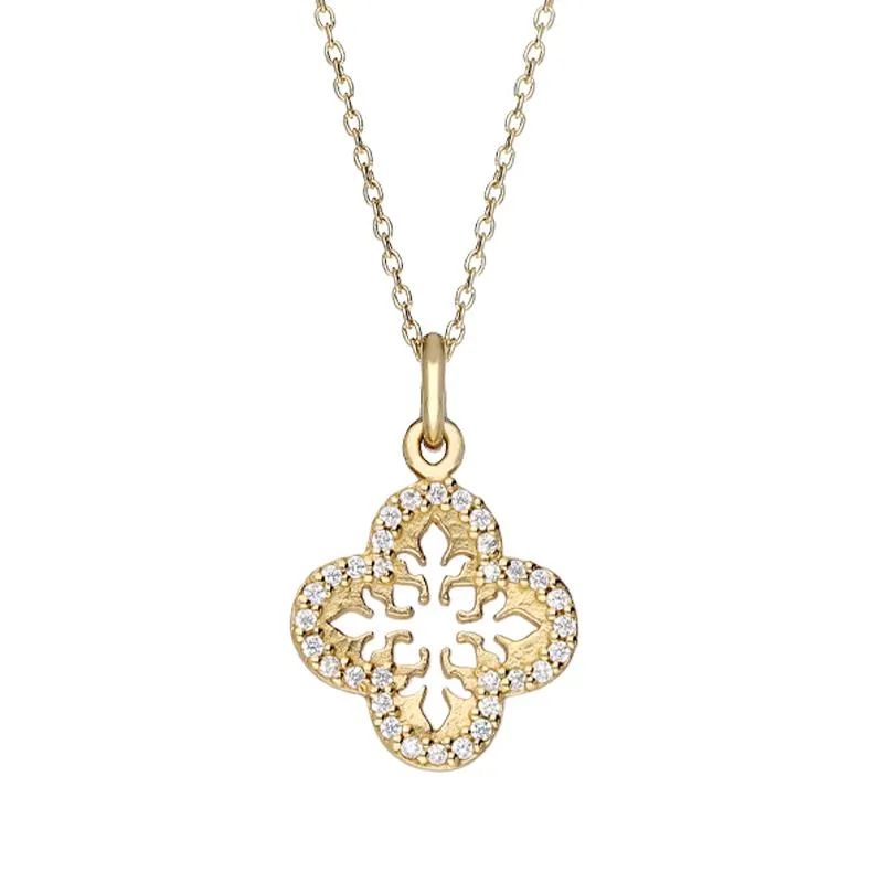 Sylva Yellow Gold Plated Sterling Silver Small Necklace