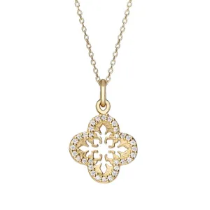 Sylva Yellow Gold Plated Sterling Silver Small Necklace
