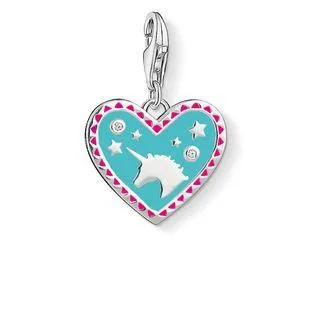 Thomas Sabo Charm Club Heart With Unicorn Charm D