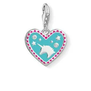 Thomas Sabo Charm Club Heart With Unicorn Charm D