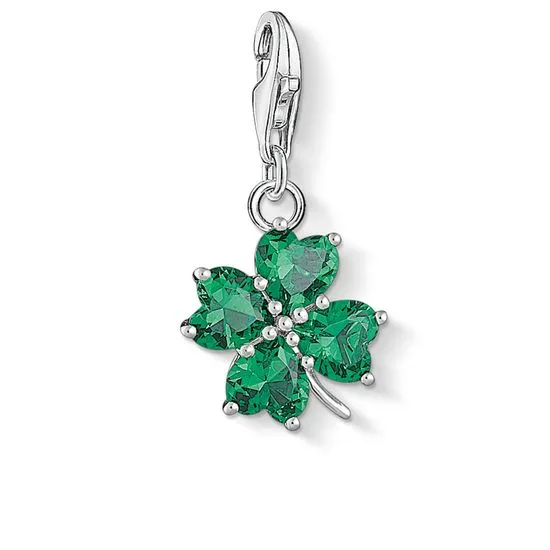Thomas Sabo Charm Club Sterling Silver Cloverleaf Charm D
