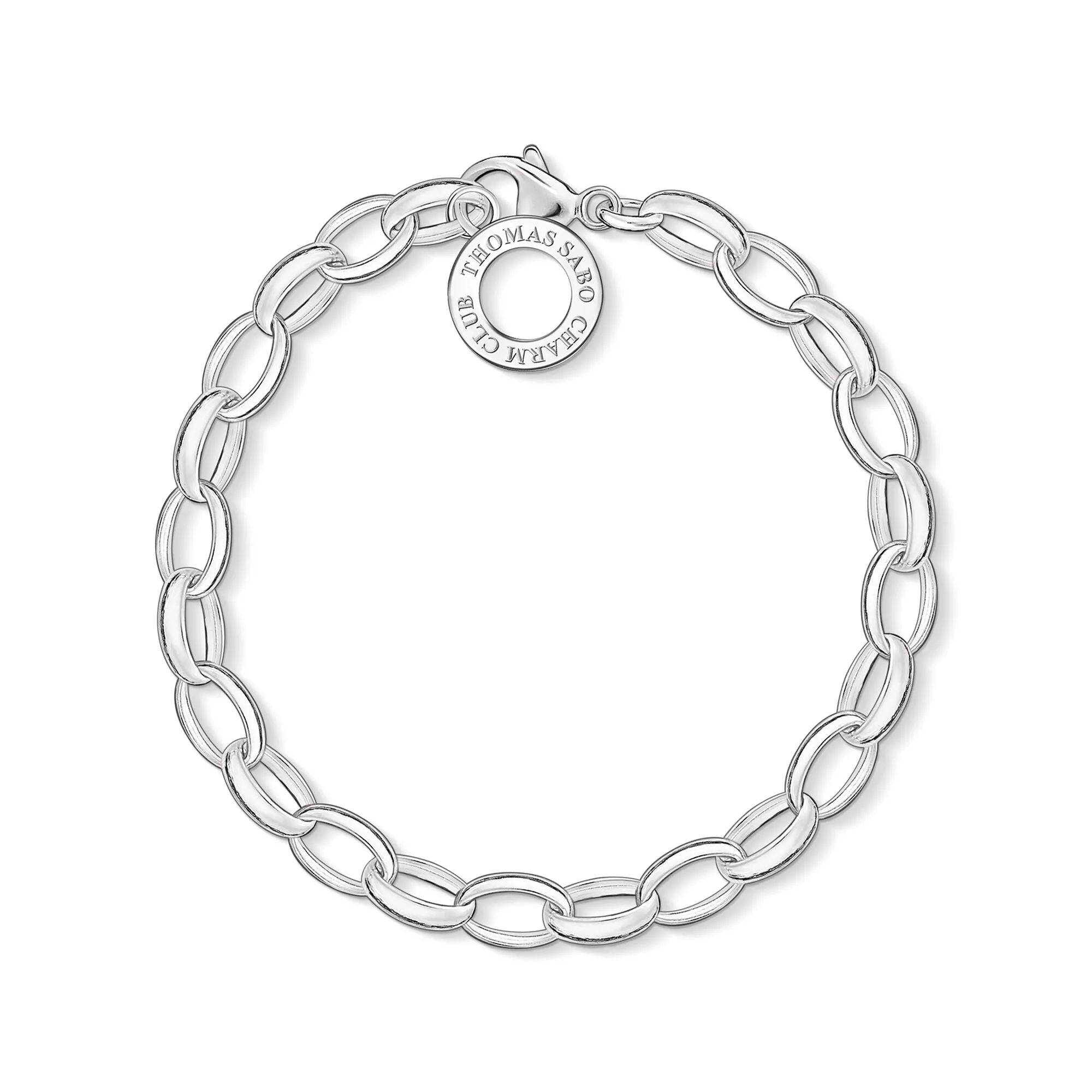 Thomas Sabo Charm Club Sterling Silver Large Link Charm Bracelet