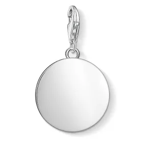 Thomas Sabo Charm Club Sterling Silver Plain Disk Charm
