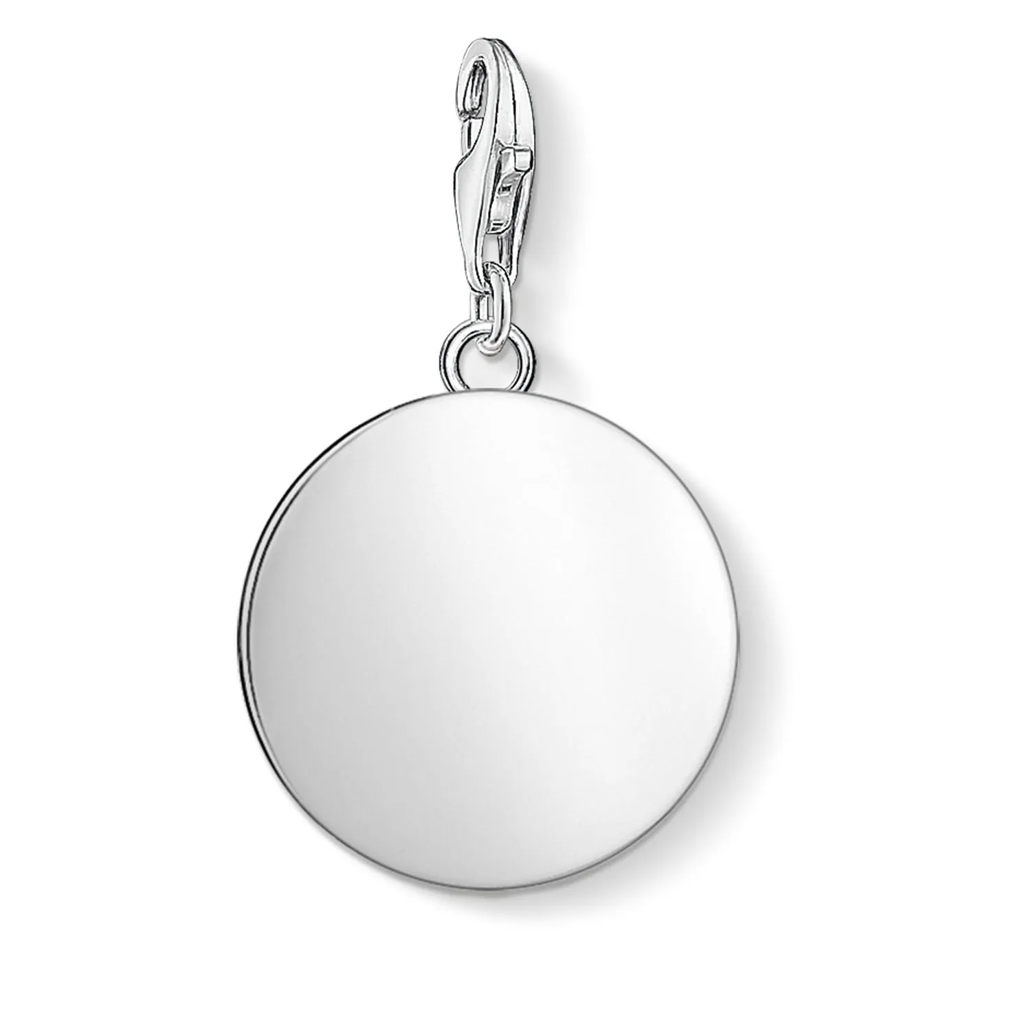 Thomas Sabo Charm Club Sterling Silver Plain Disk Charm