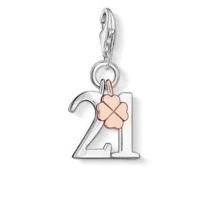 Thomas Sabo Charm Club Sterling Silver Rose Gold 21 Charm D