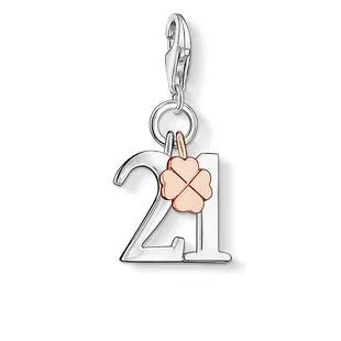 Thomas Sabo Charm Club Sterling Silver Rose Gold 21 Charm D