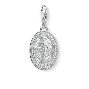 Thomas Sabo Charm Club Sterling Silver White Zirconia Mary Charm D