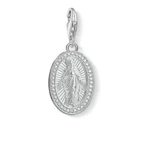 Thomas Sabo Charm Club Sterling Silver White Zirconia Mary Charm D