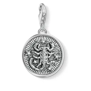 Thomas Sabo Charm Club Sterling Silver Zirconia Scorpio Zodiac Charm D