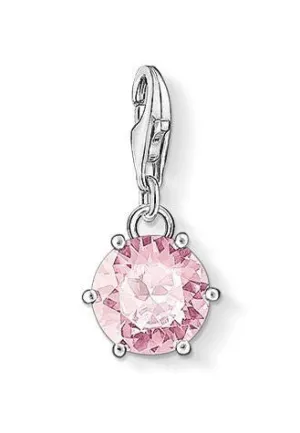 Thomas Sabo Charm Pink Corundum Silver
