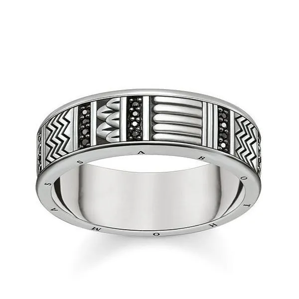 Thomas Sabo Glam And Soul Hieroglyphs Ornamentation Ring D