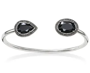 Thomas Sabo Glam And Soul Onyx Silver 16.5cm Bracelet D