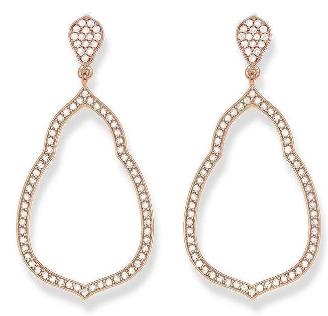 Thomas Sabo Glam And Soul Rose Gold Fatimas Earrings D