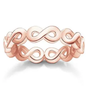 Thomas Sabo Glam And Soul Rose Gold Infinity Ring D