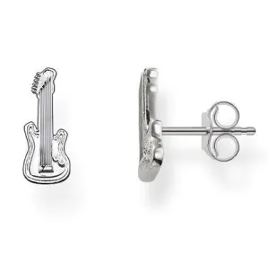 Thomas Sabo Glam And Soul Silver Guitar Stud Earrings D