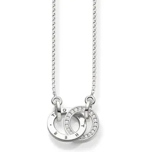 Thomas Sabo Glam And Soul Sterling Silver Diamond Together Forever Necklace